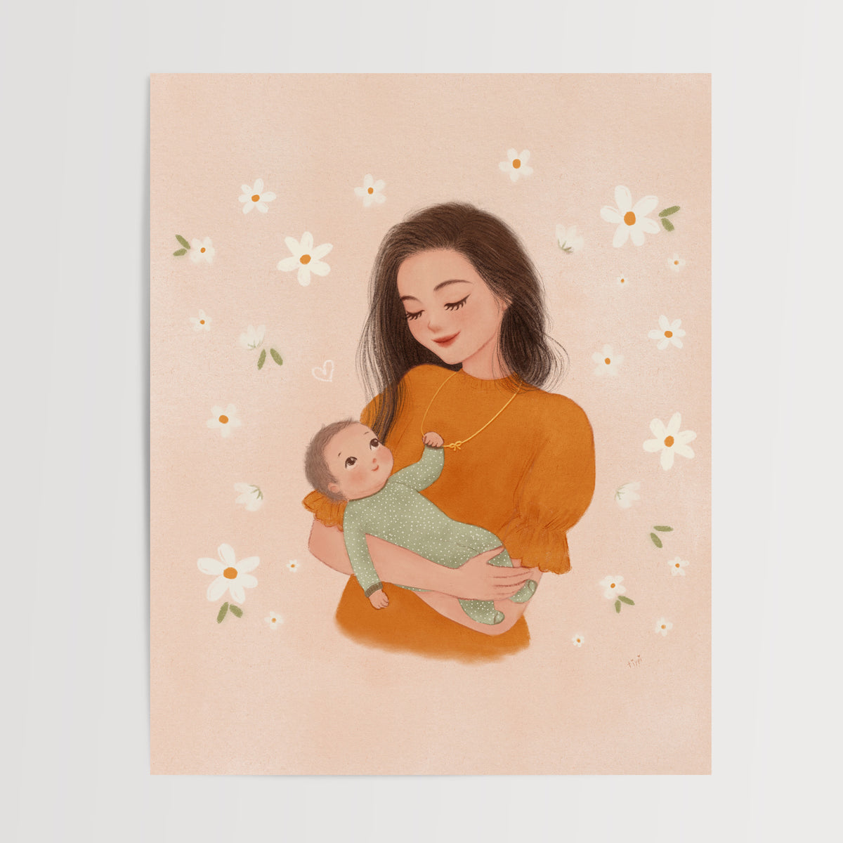 Hug, Mother's love Series, Giclée Art Print