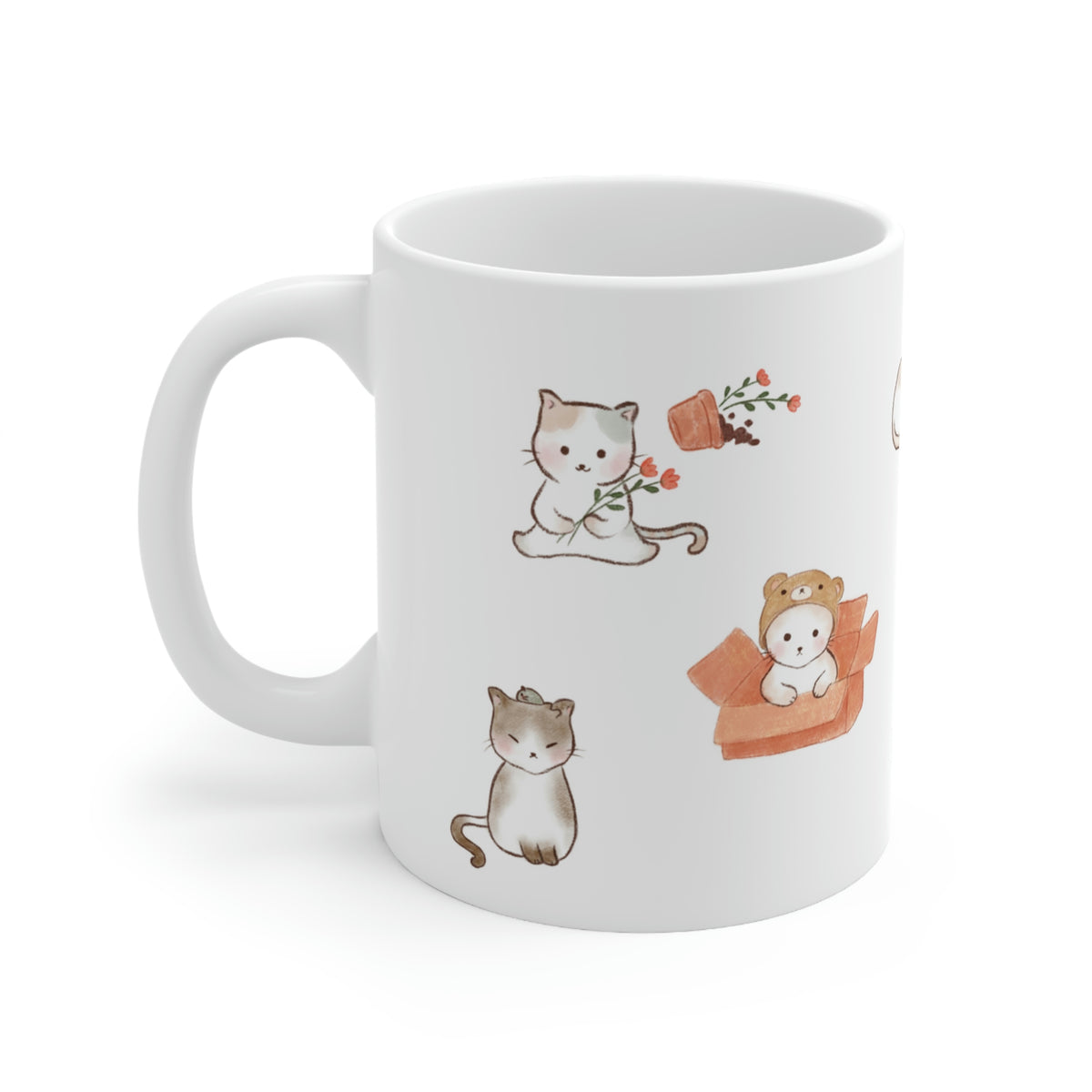 Cats Mug  11 oz