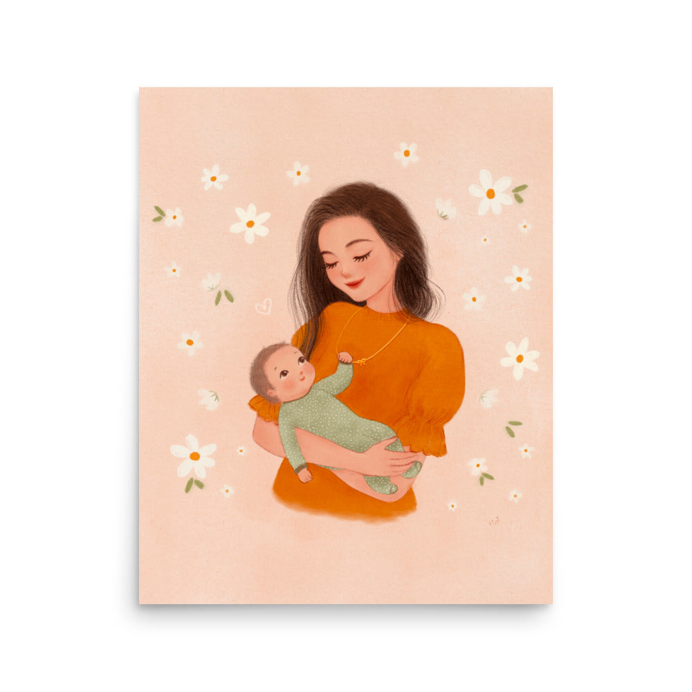 Hug, Mother's love Series, Giclée Art Print